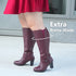 Kniehohe Stiefel für Damen I Hoch Chunky Absatz für alle Jahreszeiten und Anlässe